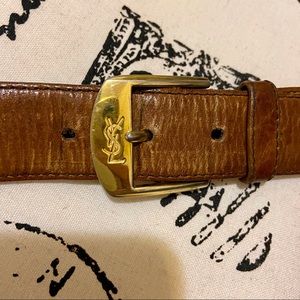YSL Original Vintage braided belt.